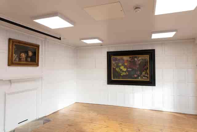 Acanthus meeting space at William Morris Gallery, elegant wall art, ideal for gatherings.