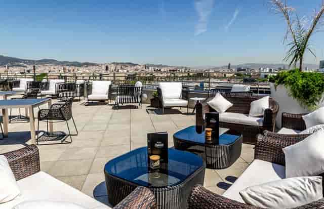 Stylish rooftop venue at Eurostars Grand Marina, ideal for upscale events and gatherings.