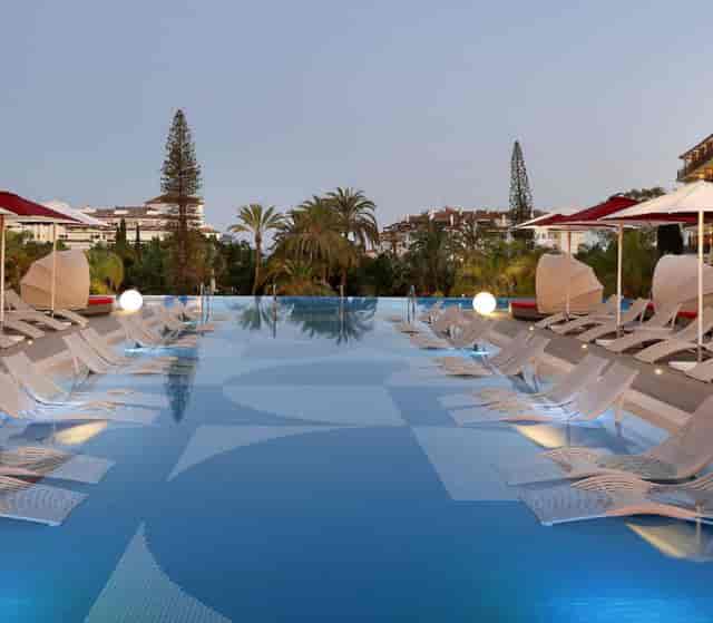 Infinity pool at Hard Rock Hotel Marbella, perfect for upscale events and relaxation.