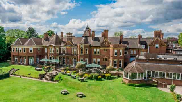 Bracebridge Room at Moor Hall Hotel, elegant venue for meetings and events.