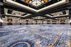 Grand Ballroom at Embassy Suites Houston, spacious venue for conferences and banquets.