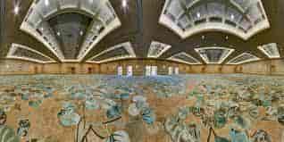 Bayshore Grand Ballroom with high ceilings, ideal for conferences and gatherings.