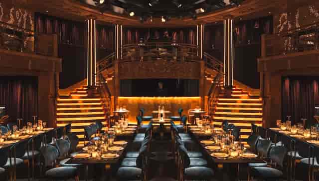 Sophisticated event space in Lio London, ideal for upscale dining and corporate gatherings.