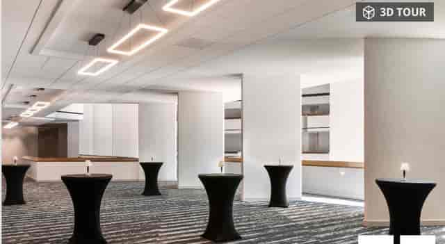 Imperial Ballroom at Hyatt Regency Houston, modern event space for networking receptions.