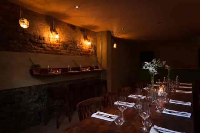 Private dining wine cellar 
