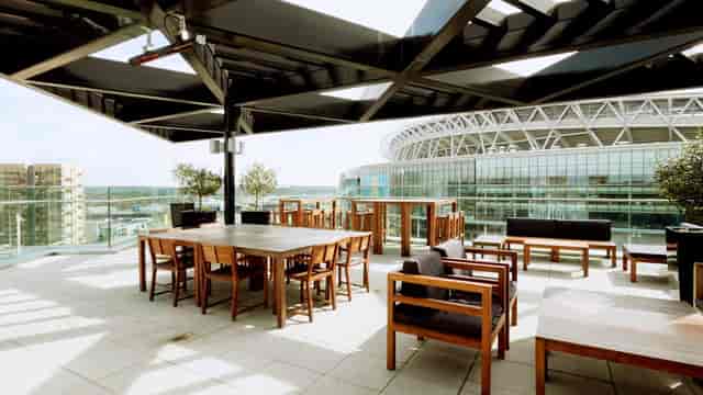 Hilton London Wembley Sky Bar - YouTube
