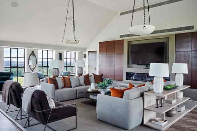 Exton Hall meeting space with modern decor, ideal for networking events and gatherings.
