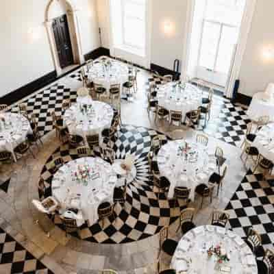 Royal Observatory event space with elegant tables, ideal for weddings and gatherings.