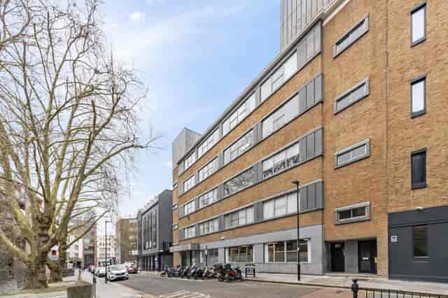Modern urban venue with large windows for meetings and events in Baltic St W.