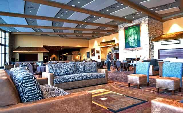 Kilimanjaro event space with modern decor, ideal for conferences and workshops.