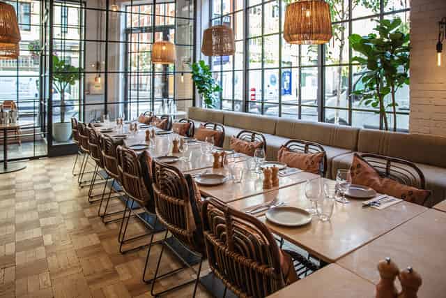 Semi-Private Dining Area