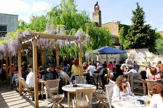 Beer garden