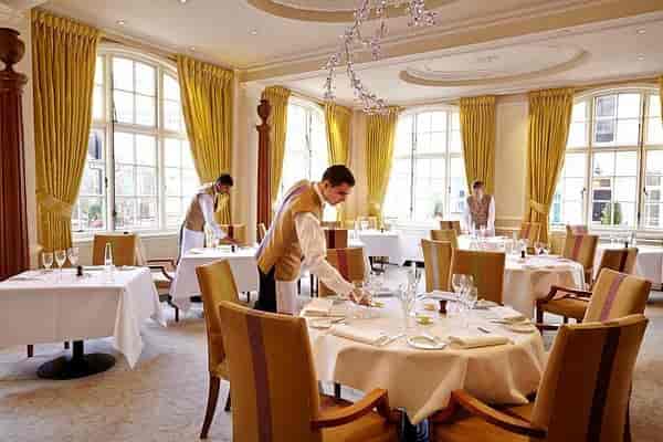 Elegant dining room at The Victoria, perfect for upscale events and gatherings.