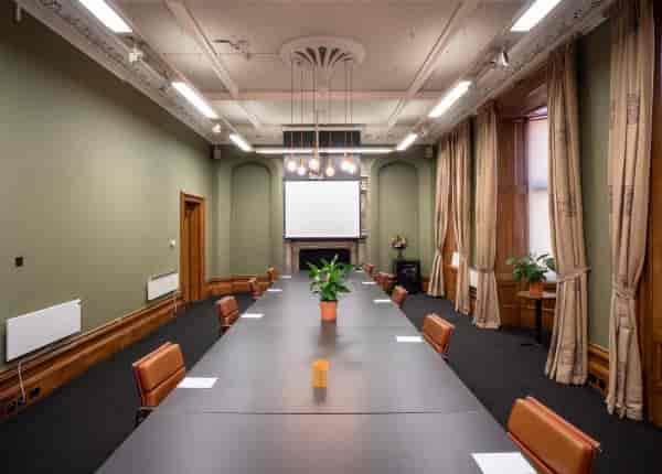 Brunel's Boardroom with long table, ideal for meetings and presentations.