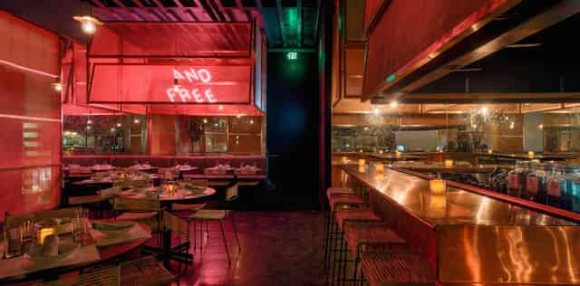Indoor dining room
