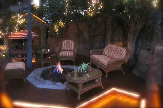 Outside Fireplace