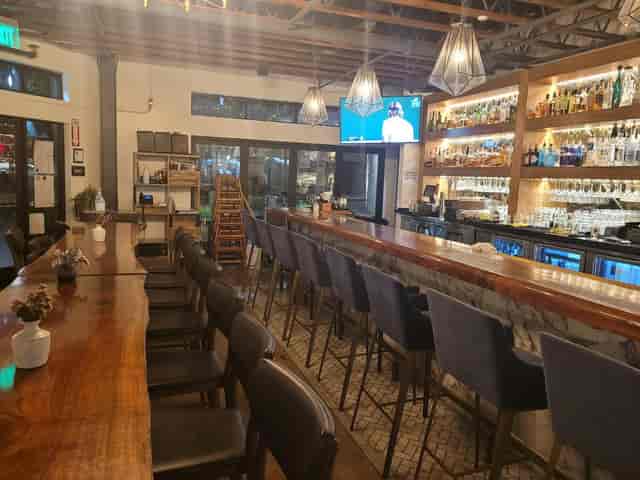 Stylish bar area in The Old Town Junction, ideal for networking events and gatherings.