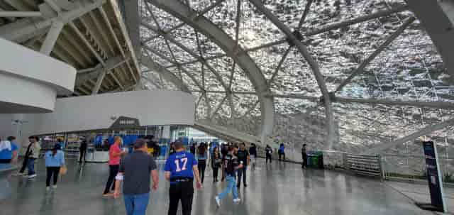 Spacious Concourse Space in SoFi Stadium, ideal for events and networking.