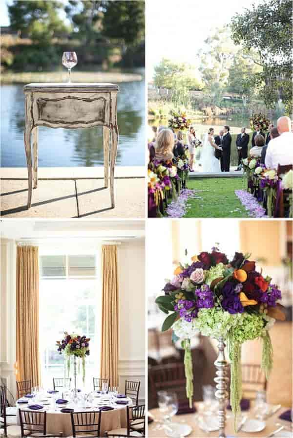 Elegant wedding venue at The Pacific Club with scenic outdoor seating and floral decor.