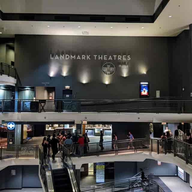 Ovation Hall lobby with modern design, ideal for film screenings and events.