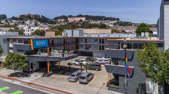 Modern venue at Beck's Motor Lodge, ideal for events with ample parking and inviting atmosphere.