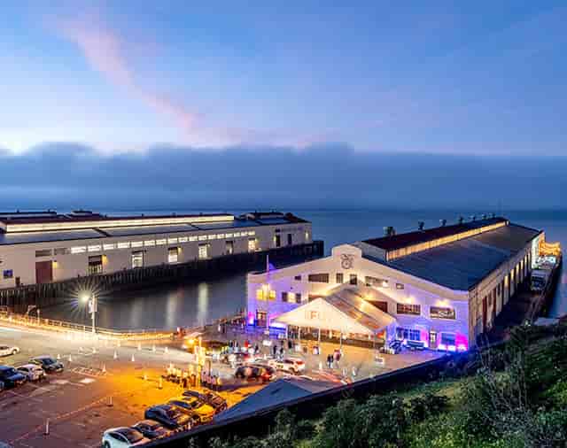 Festival Pavilion at Fort Mason: waterfront venue for corporate events and celebrations.