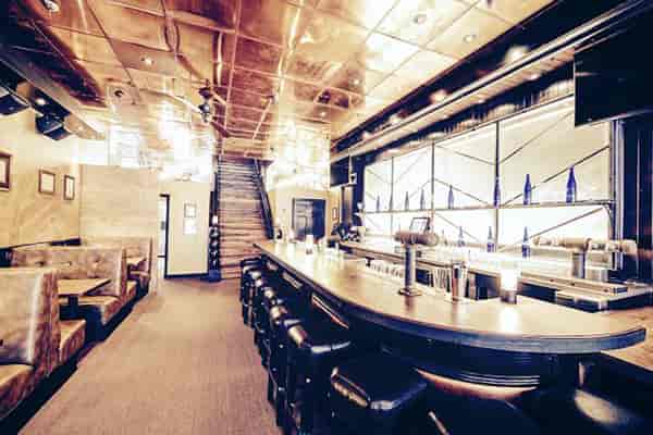 Stylish Full Bar in Toy Soldier, ideal for cocktail receptions and corporate events.