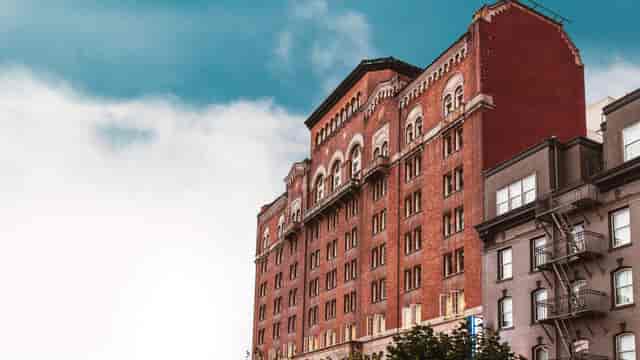 Historic Harbor Court Hotel with brick facade, perfect for events and gatherings.