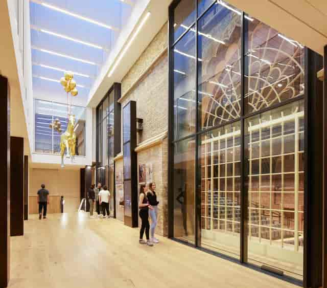 Brighton Dome Gallery Bar: modern event space with large windows for corporate and social events.