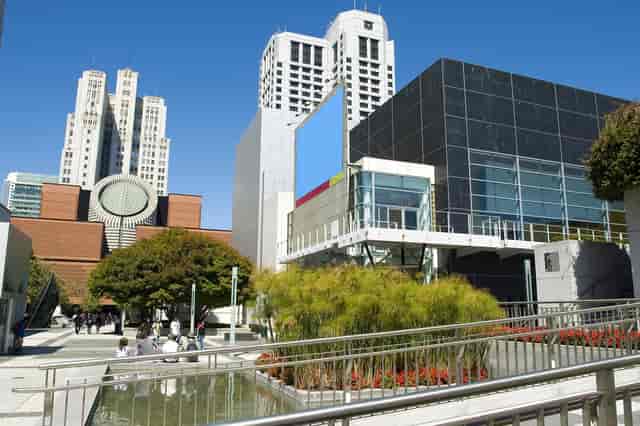 Yerba Buena Center of the Arts, modern venue for conferences with outdoor space.