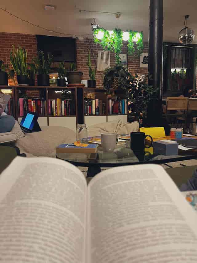 Cozy Hogwarts Co-Working Space in The Commons SF for creative workshops and team-building.