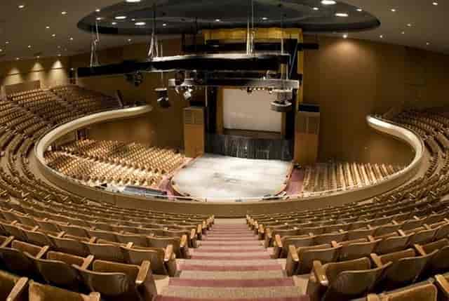 Spacious SF Masonic Auditorium with tiered seating for conferences and concerts.