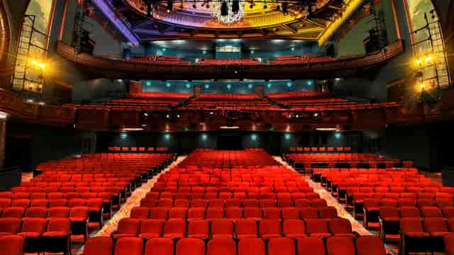 Proscenium stage at The Curran, San Francisco, ideal for conferences and performances.