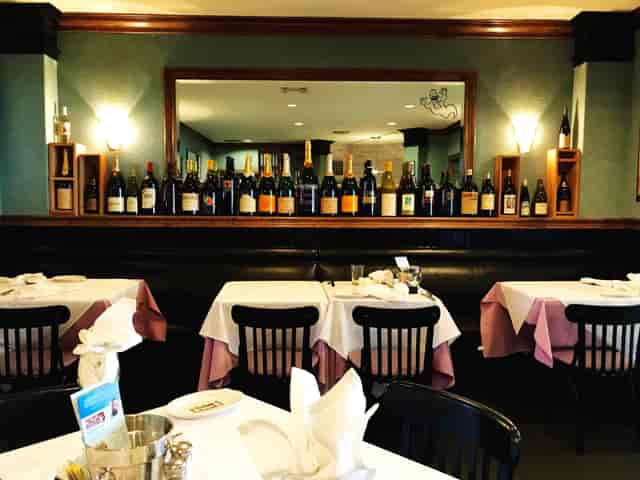 Cozy Depot Restaurant with elegant tables, perfect for intimate events and private dinners.