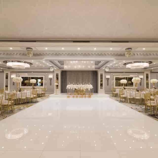Elegant banquet hall at Victorio's Ristorante, perfect for upscale events and gatherings.