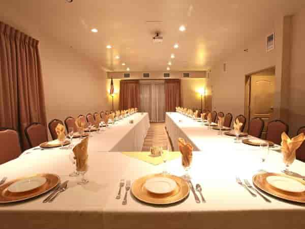 Elegant meeting room at Coast Anabelle Hotel, perfect for corporate events and gatherings.