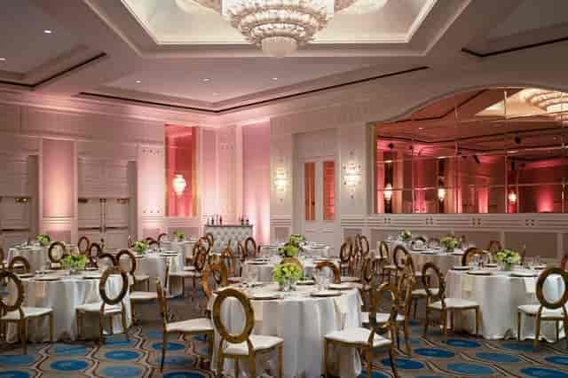 Elegant Starview Room at Sheraton Universal for upscale galas and corporate events.