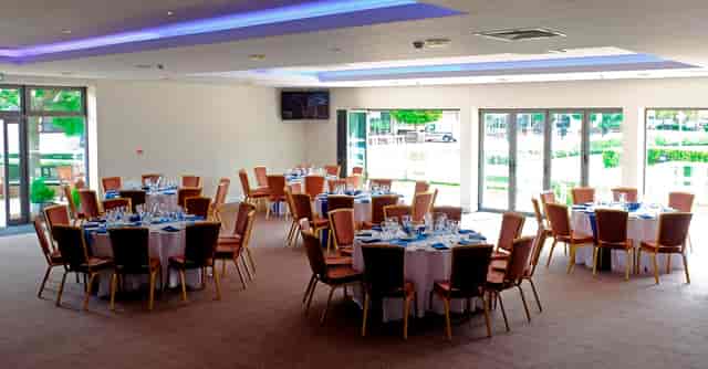 Nigel Clark Suite at Kempton Park, elegant event space for weddings and corporate gatherings.