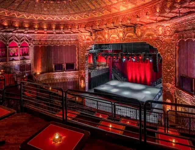 Confessional at The Belasco: ornate theater venue for elegant events and performances.