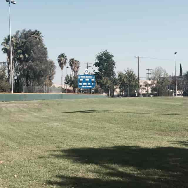 Spacious outdoor auditorium at Lemon Grove Recreation Center for events and sports.