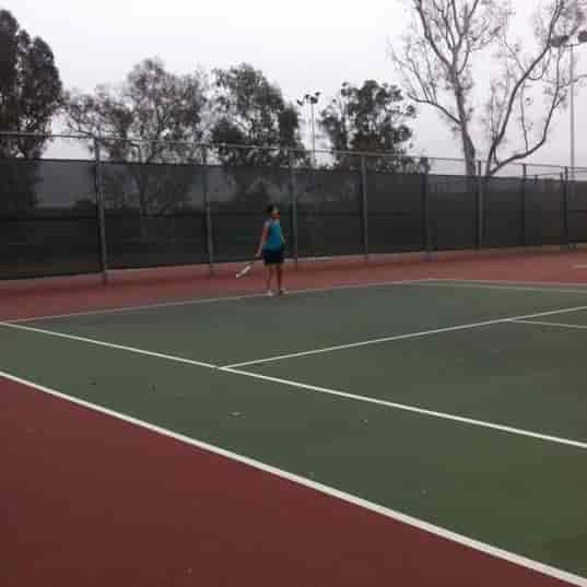 Tennis court at Linda Vista Recreation Center, ideal for corporate team-building events.