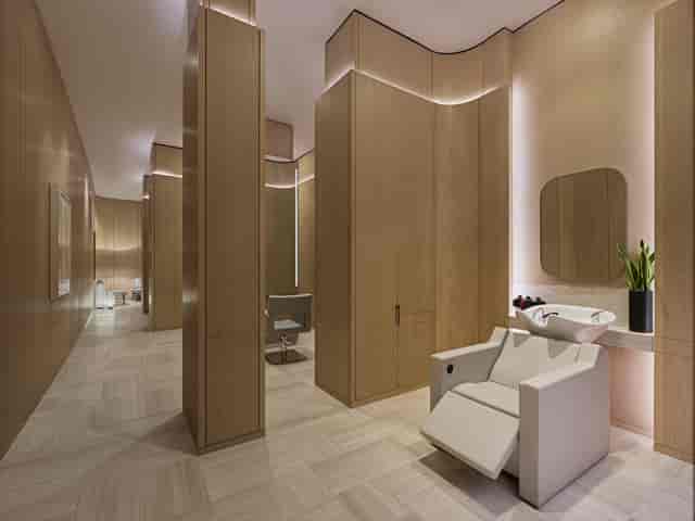 Modern salon at Fairmont Century Plaza, ideal for event pampering and relaxation.