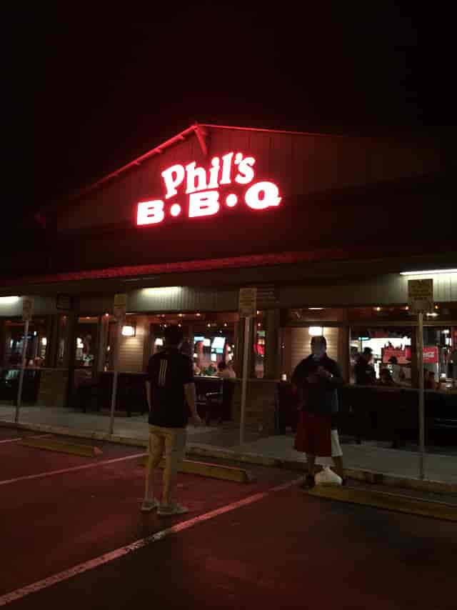 Main Room at Phil's BBQ Event Center, vibrant venue for casual networking and team dinners.