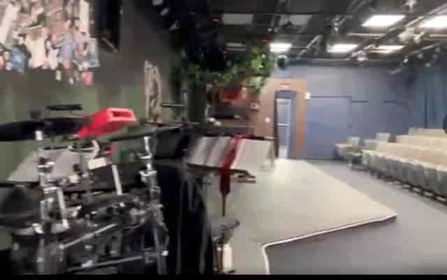 Versatile On Stage Playhouse venue with stage and seating for live performances and events.