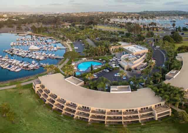 Waterfront venue at The Dana, ideal for corporate retreats and social gatherings.