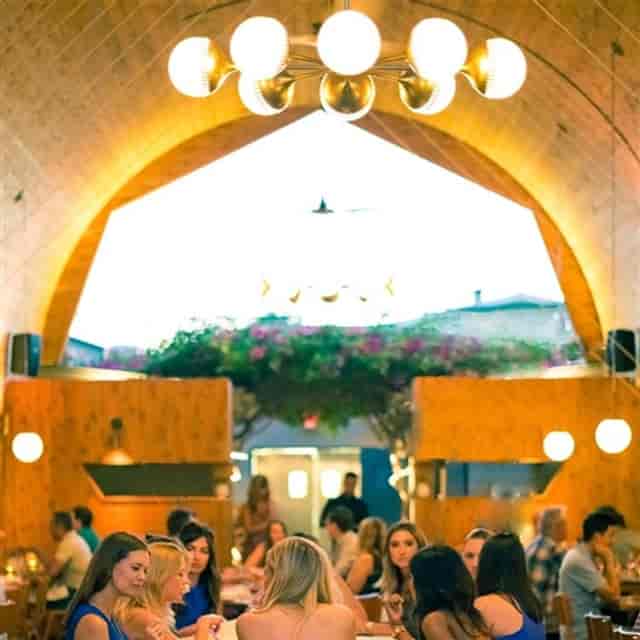 Vibrant dining space in The Great Room, perfect for networking events and social gatherings.