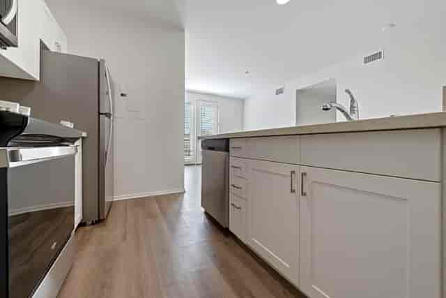 Modern kitchen in Villa Parke Community Center, ideal for catering and events.