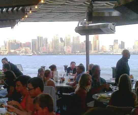 C Level outside dining patio ...