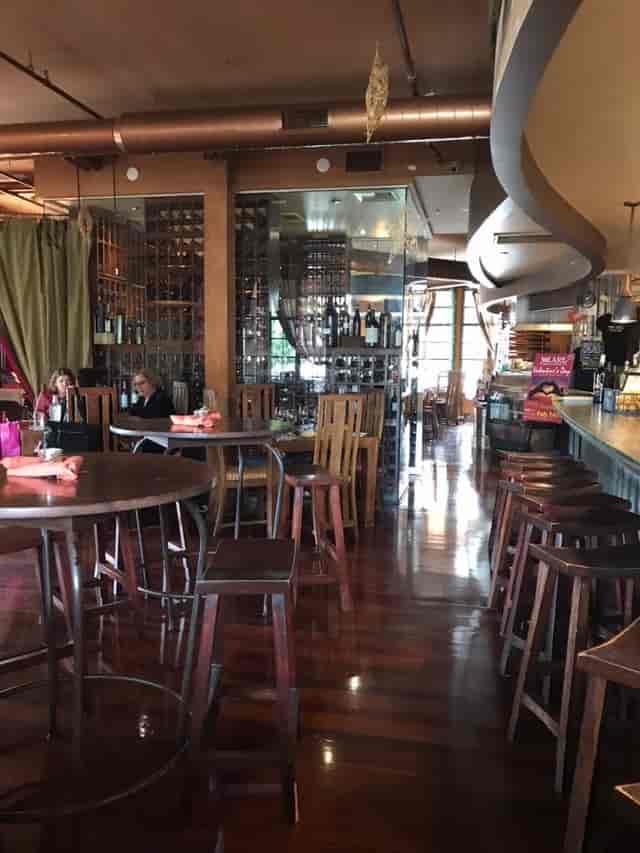 Wine Room at Solare Ristorante: cozy venue for intimate gatherings and meetings.