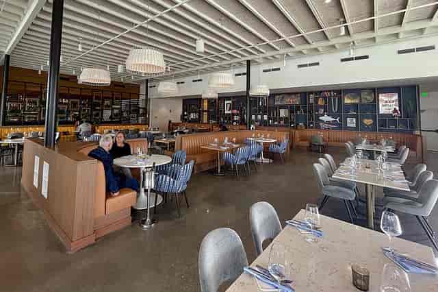 Modern restaurant ARLO San Diego with stylish decor, ideal for events and gatherings.